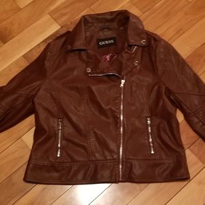 Guess Wilson's leather ladies genuine leather coat
